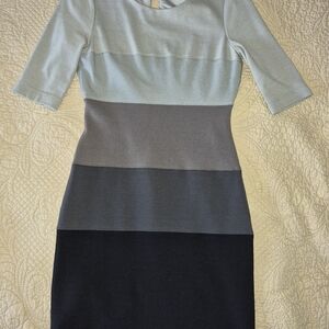 Elegant Color Block Dress